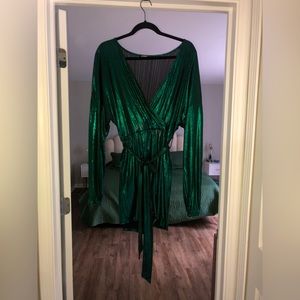 Metallic Sparkle Romper